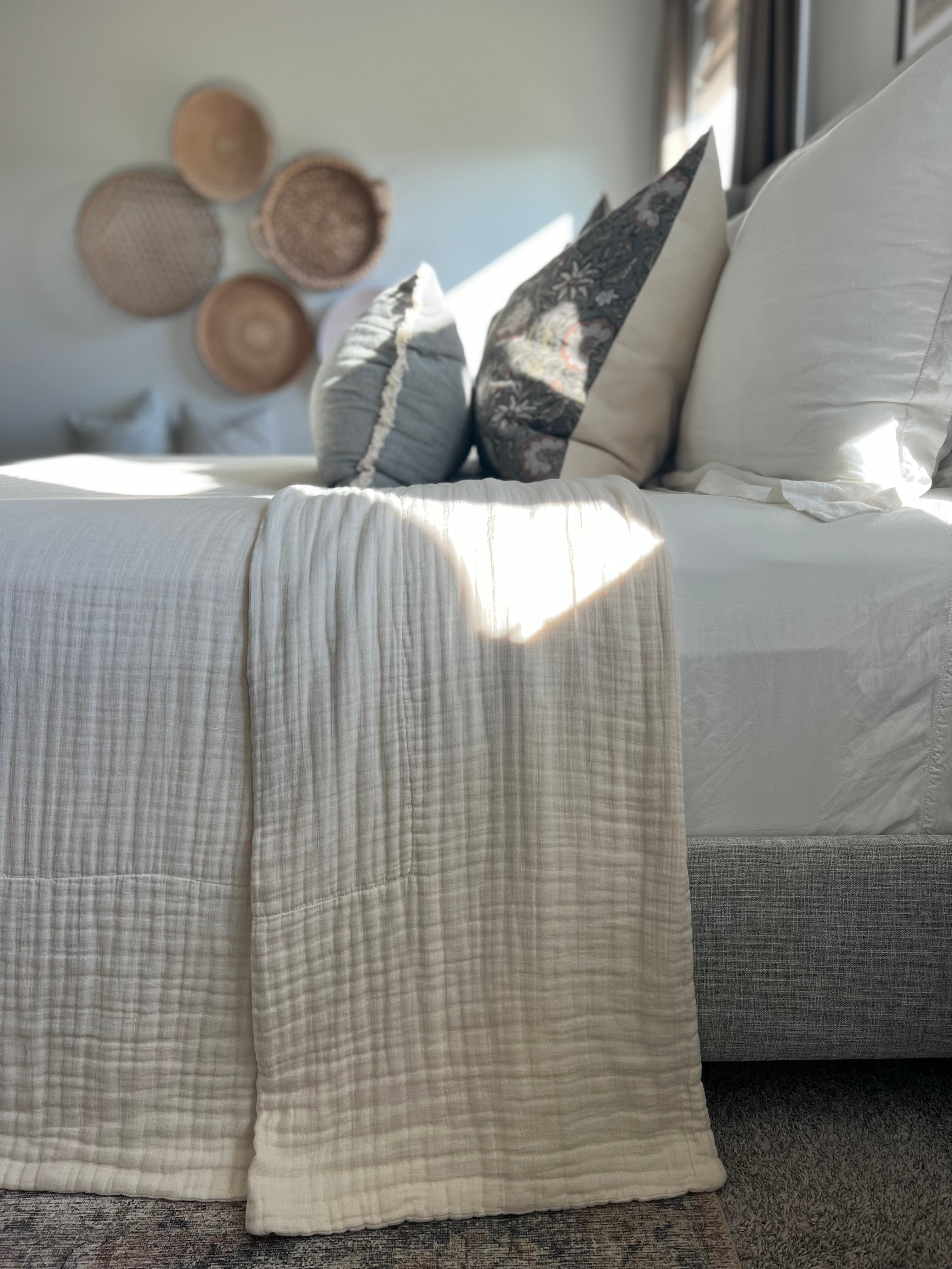 Oversized cheap linen pillows