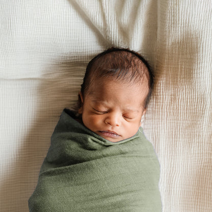 Muslin Cotton Swaddle Blanket in Signature Colors