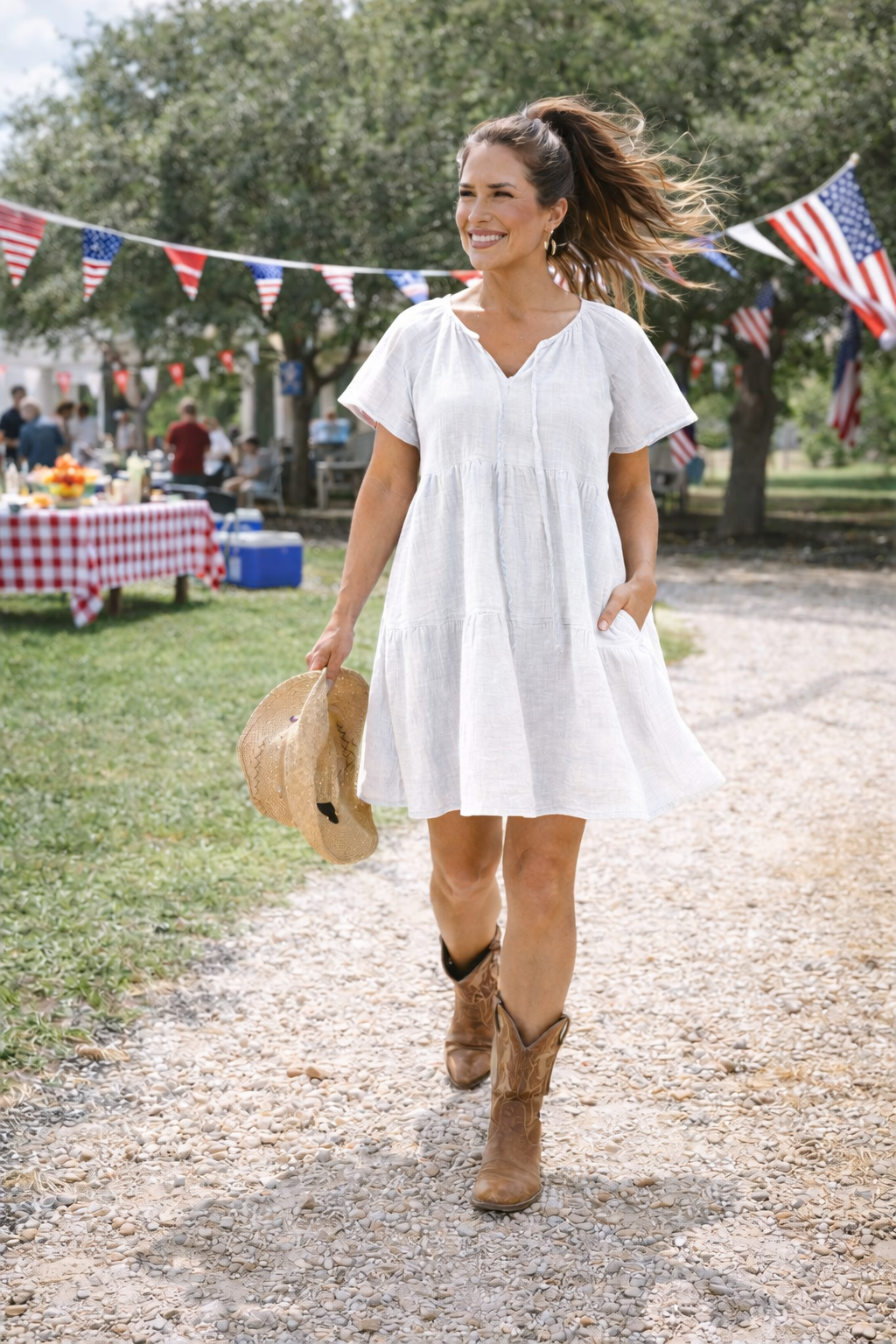 Butterfly Dress, Arctic White / Medium Butterfly Dress, Arctic White / Medium