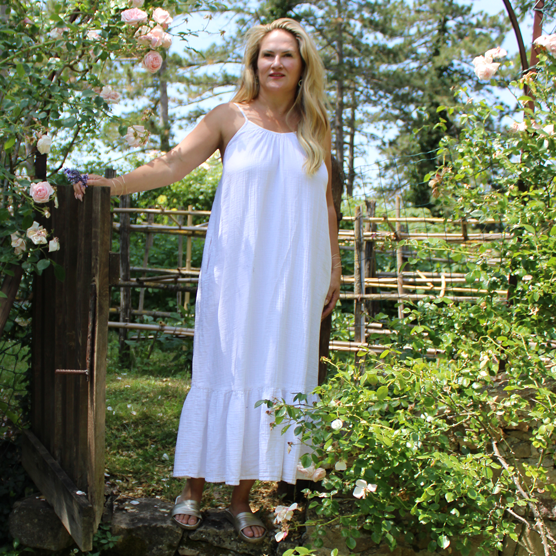 Maxi Dress - Classic Strap with Pockets