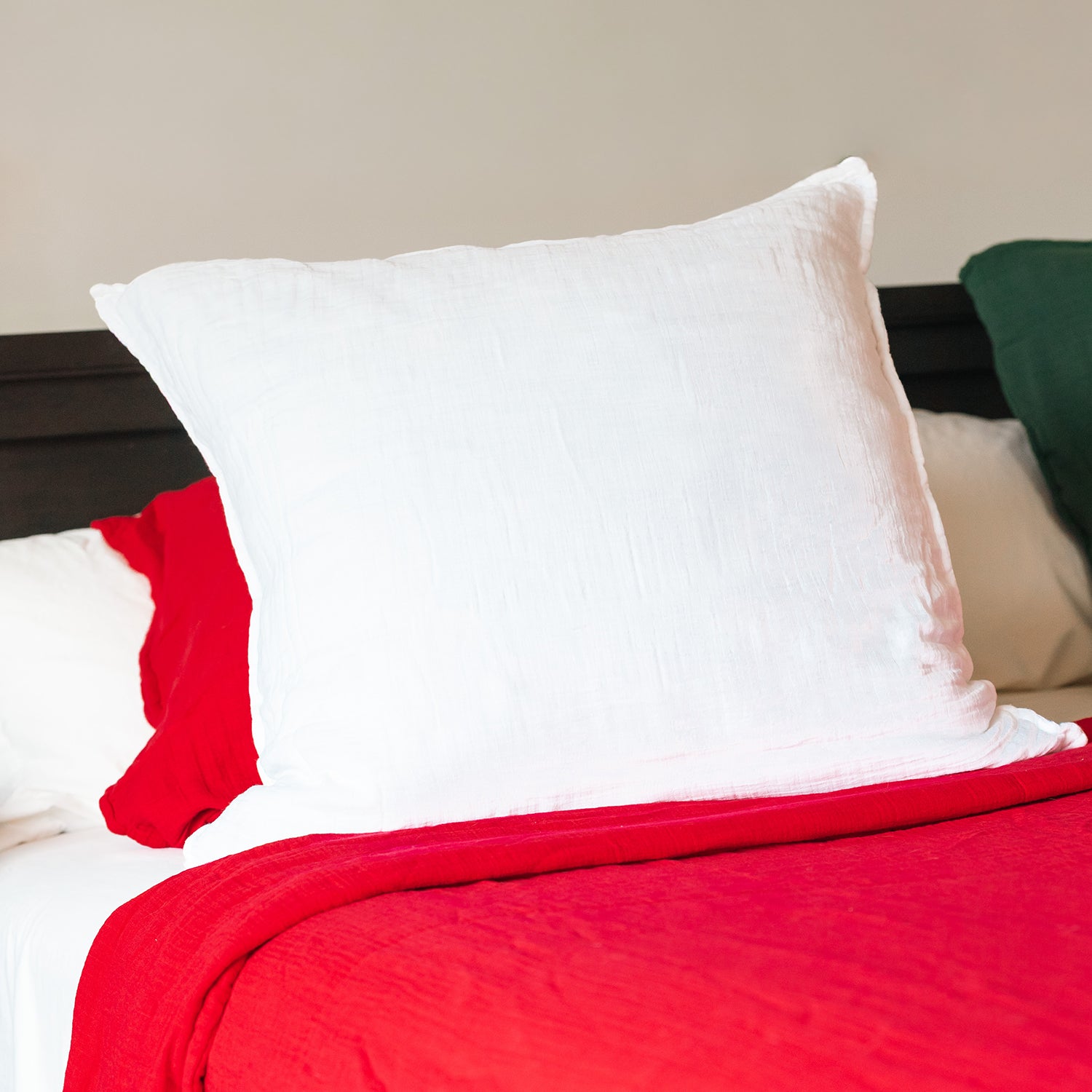 Euro 365 Muslin Cotton Pillow Shams (Set of 2)