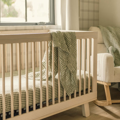 Muslin Cotton Swaddle Blanket in Gingham