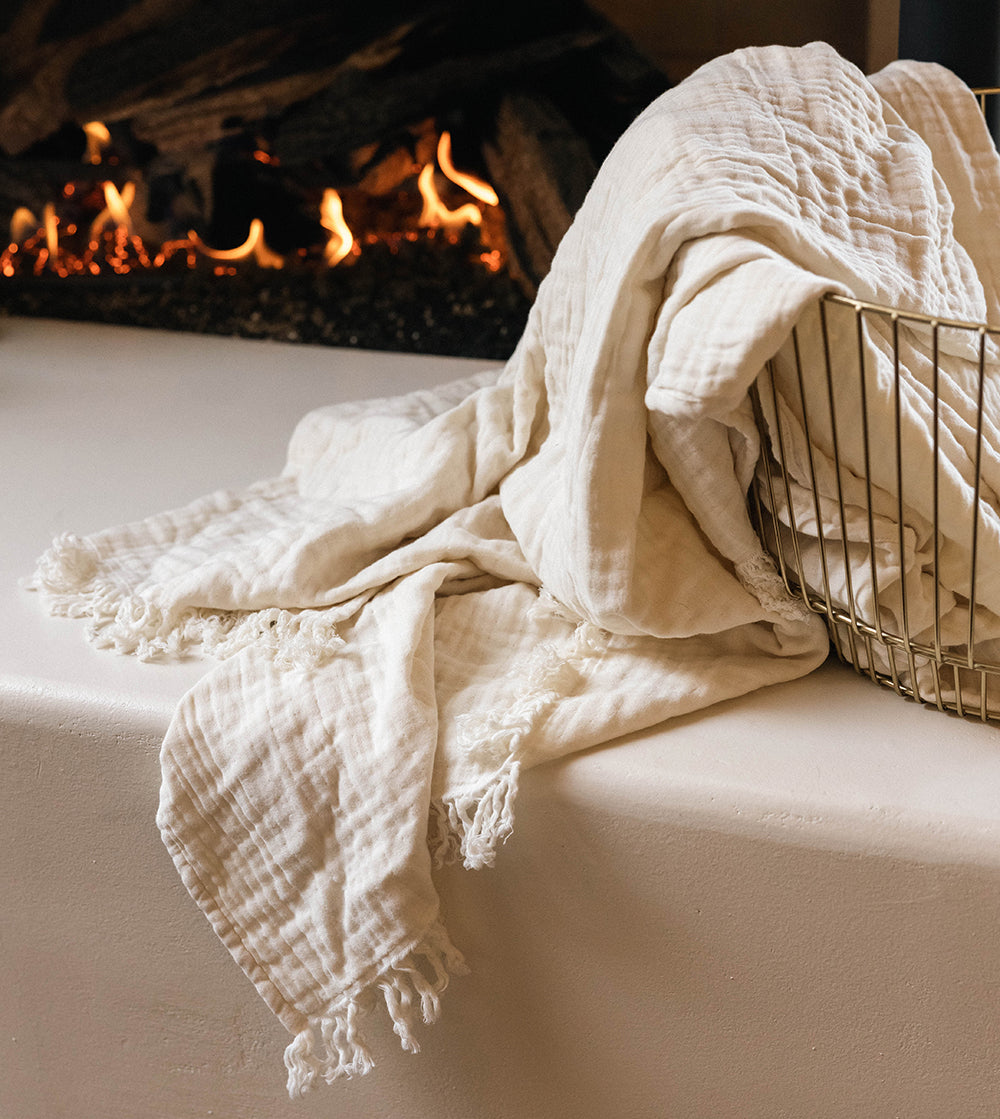 The breathable oversized temperature regulating 365 Blanket Company Muslin Comfort