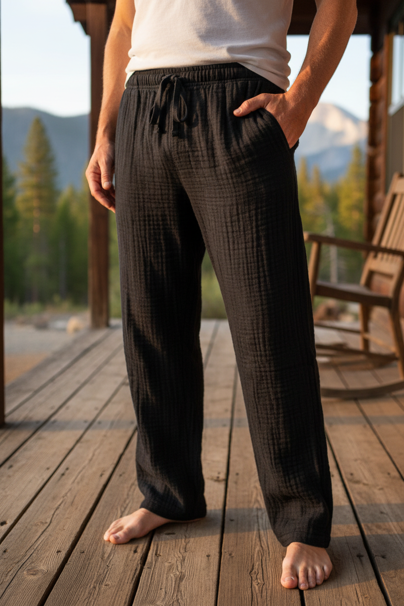 Unisex Muslin Cotton Extra Warm Pants