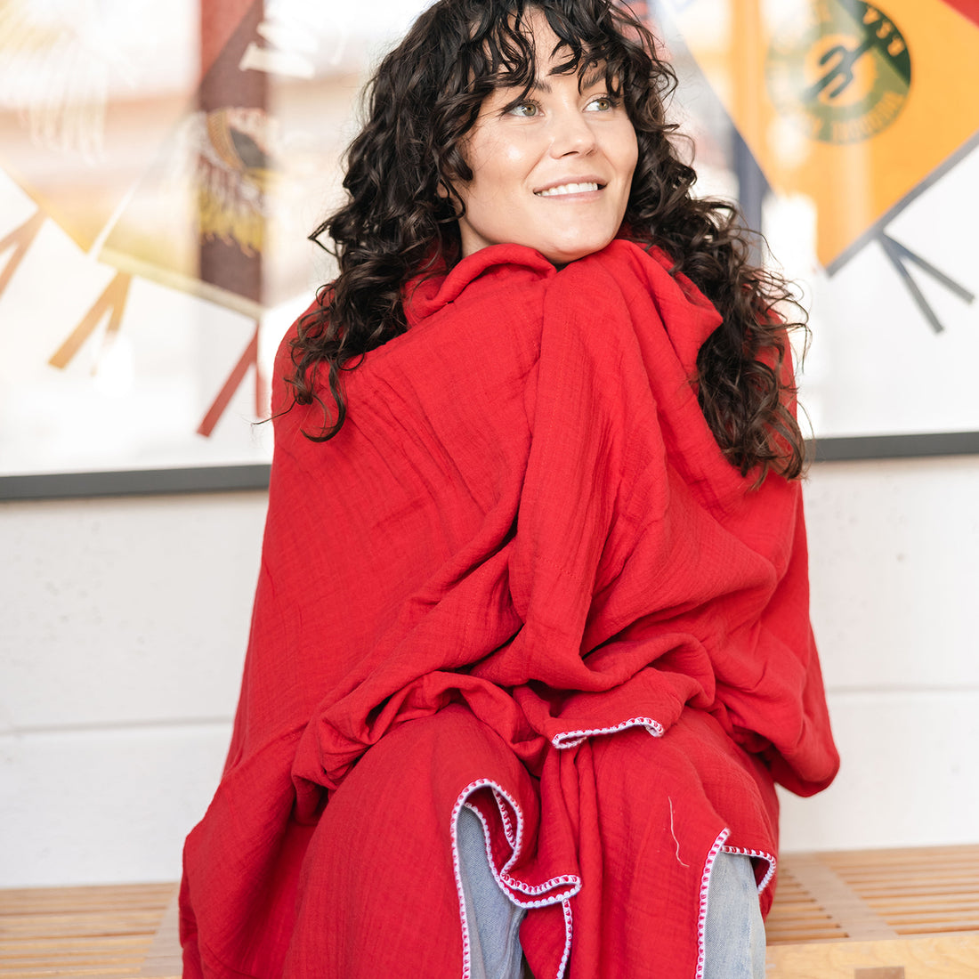 Goodbye Oversized Breeze Muslin Cotton Throw