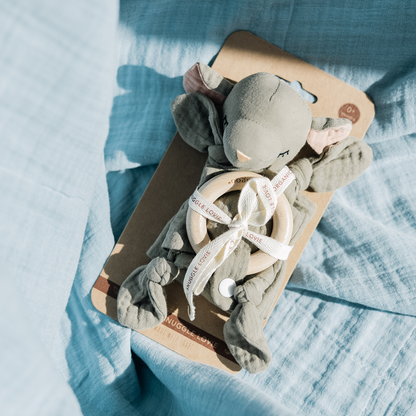 Organic Muslin Mouse Lovey