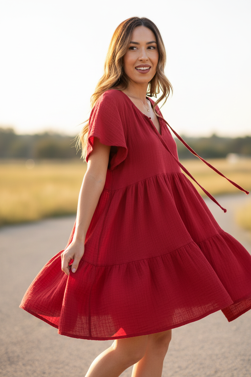 Red Butterfly Dress - Hero Redo