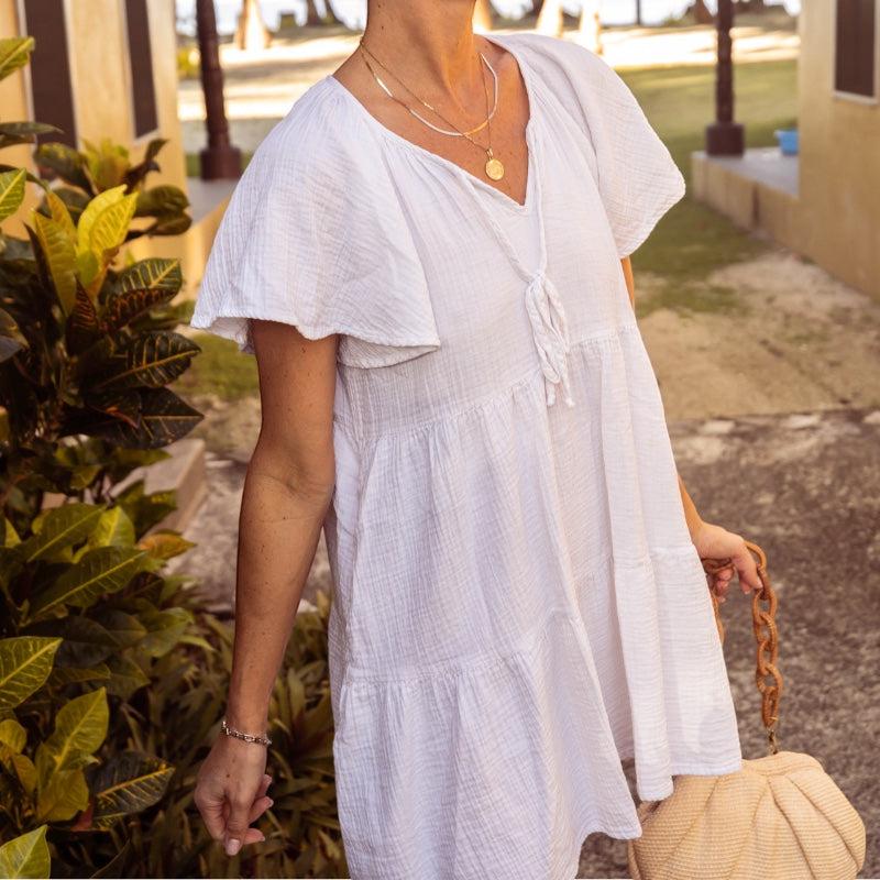 Butterfly Dress, Arctic White / Medium Butterfly Dress, Arctic White / Medium