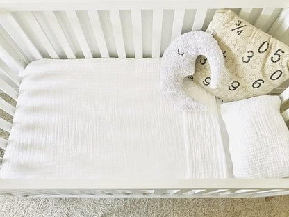Crib Blanket Bright White 